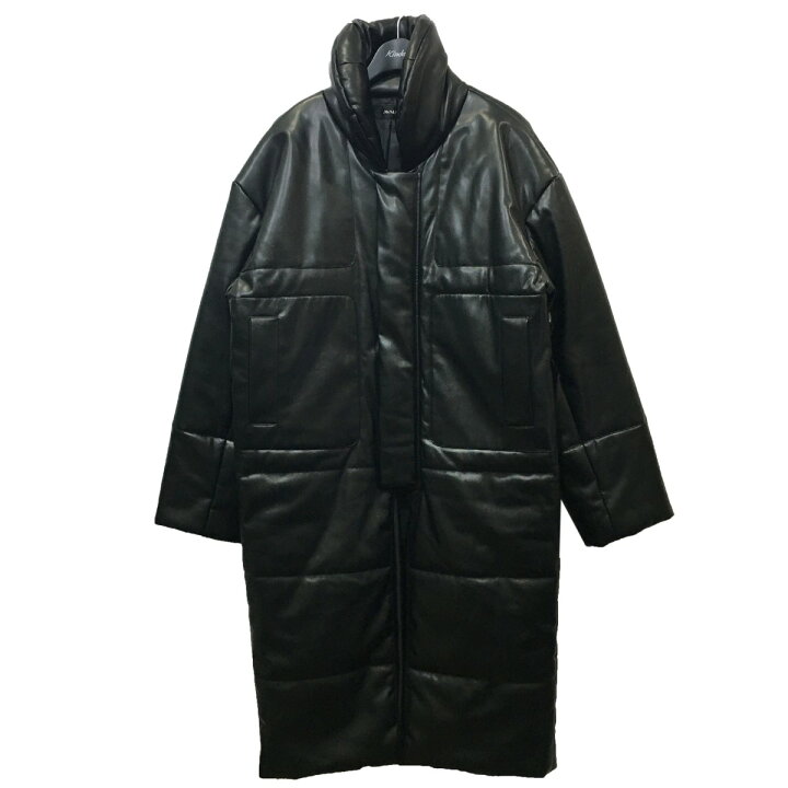 楽天市場】【中古】AVALONE 19AW フェイクレザーコート ブラック 