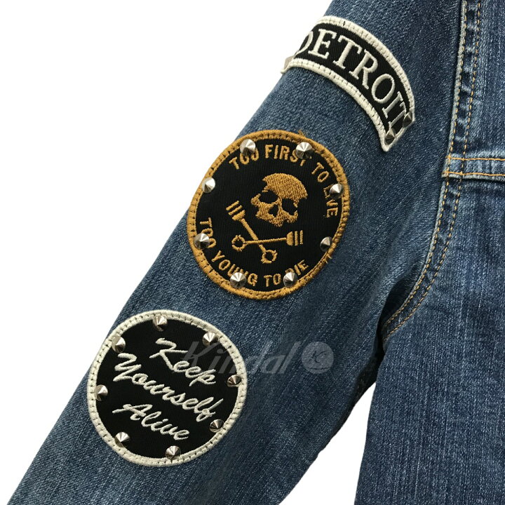 楽天市場】【中古】HYSTERIC GLAMOUR ロッカーズGジャン ワッペン 