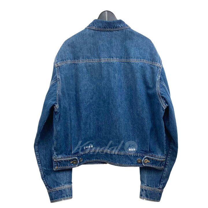 楽天市場】【中古】PRADA 2022SS デニムブルゾンジャケット インディゴ 
