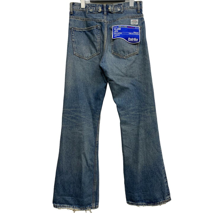 楽天市場】【中古】DAIRIKU 21AW Flare Denim Pants USEDダメージ加工 