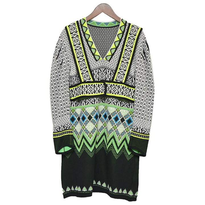 楽天市場】【中古】mame kurogouchi2022AW Fair Isle Knitted Dress  