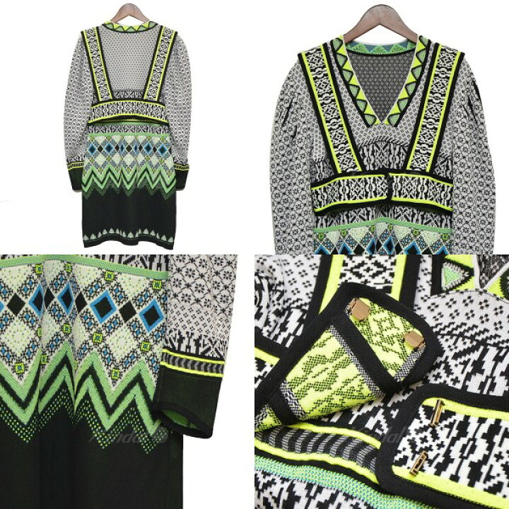 楽天市場】【中古】mame kurogouchi2022AW Fair Isle Knitted Dress 