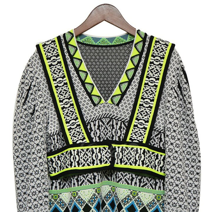 楽天市場】【中古】mame kurogouchi2022AW Fair Isle Knitted Dress  