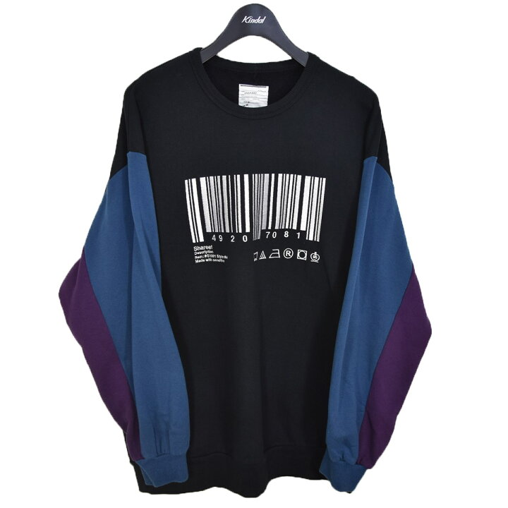 楽天市場】【中古】shareef BARCORD BIG SWEAT バーコードオーバー  