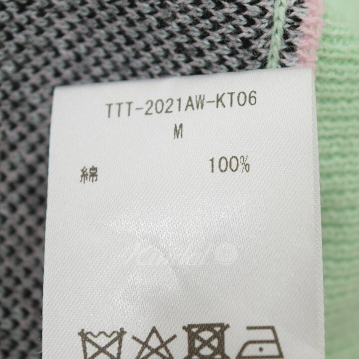 楽天市場】【中古】TTT MSW PATCHWORK PULLOVER KNIT パッチワーク  