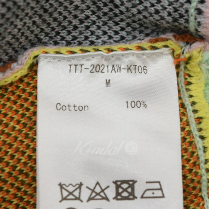 楽天市場】【中古】TTT MSW PATCHWORK PULLOVER KNIT パッチワーク  