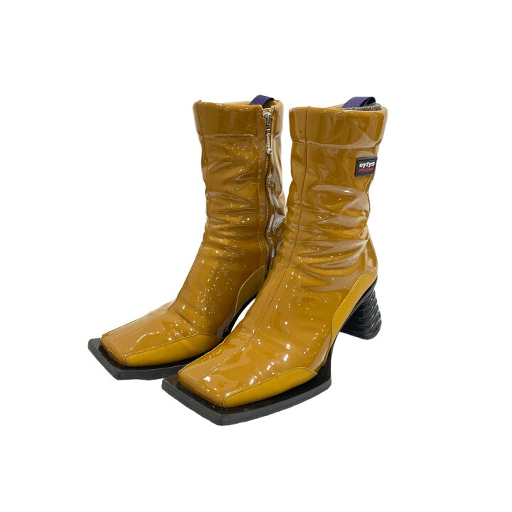 楽天市場】【中古】EYTYS GAIA サイドジップブーツ スクエアトゥ 