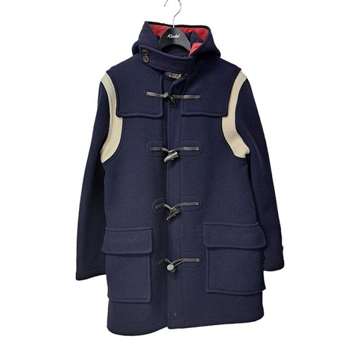 楽天市場】【中古】STUSSY × Gloverall ラインデザインダッフルコート 