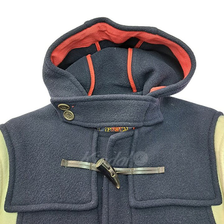 楽天市場】【中古】STUSSY × Gloverall ラインデザインダッフルコート 