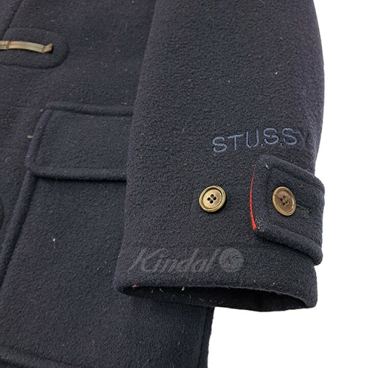 楽天市場】【中古】STUSSY × Gloverall ラインデザインダッフルコート 