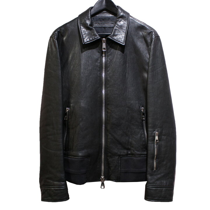 楽天市場】【中古】Neil Barrett シングルライダースジャケット レザー 