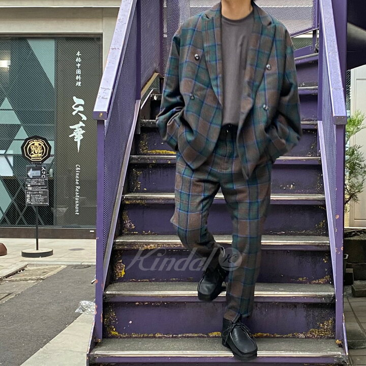 楽天市場】【中古】JieDa 19AW PLAID TAILORED JACKET＆TUCK SLACKS 