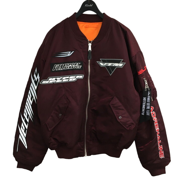 VETEMENTS レーシング ボンバージャケット 