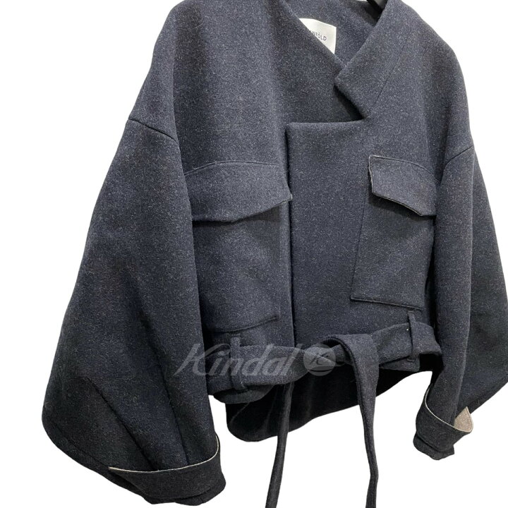 楽天市場】【中古】ENFOLD TOPメルトンリバークロップドジャケット 