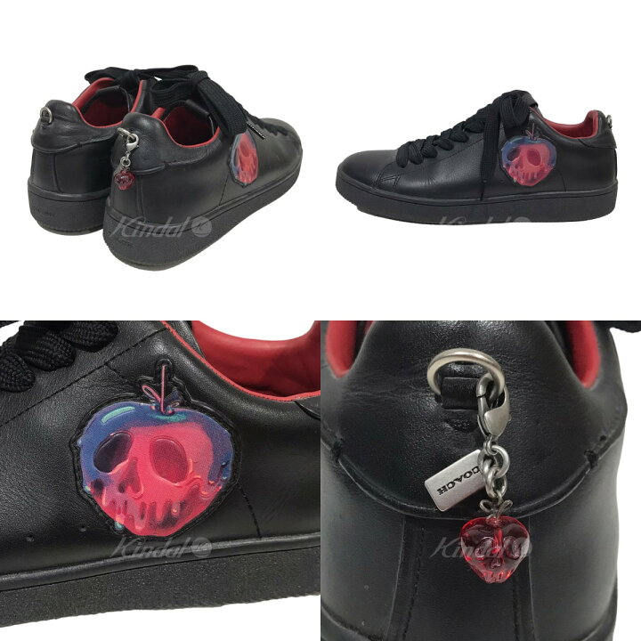 楽天市場】【中古】COACH× Disney レザースニーカー Poison Apple  