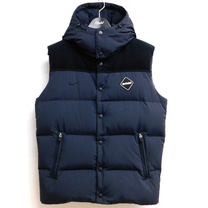 楽天市場】【中古】F．C．R．B． リバーシブルダウンベスト ネイビー 