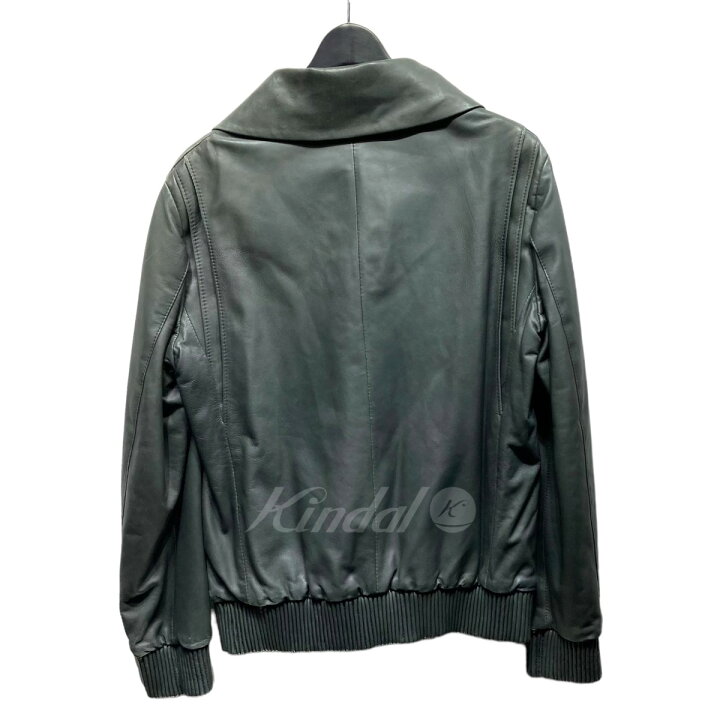 楽天市場】【中古】Paul Smithレザージャケット PM-MN-35127 オリーブ 