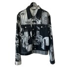 【中古】DRIES VAN NOTEN16SS Marilyn Monroe マリリンモンロープリントジャケット ブラック サイズ：M【価格見直し】