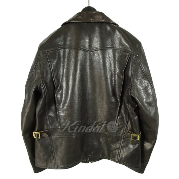楽天市場】【中古】BONCOURA sasha レザージャケット ブラウン サイズ 