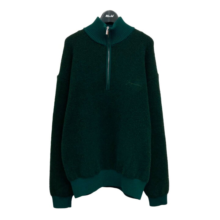 楽天市場】【中古】JACQUEMUS ハーフジップニット ダークグリーン 