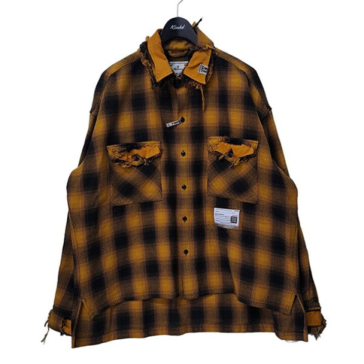 楽天市場】【中古】Maison MIHARA YASUHIRO 22AW PARTLY DAMAGED SHIRT 