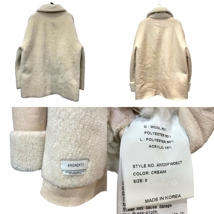 楽天市場】【中古】AMOMENTO 20AW「REVERSIBLE SHEARLING COAT 