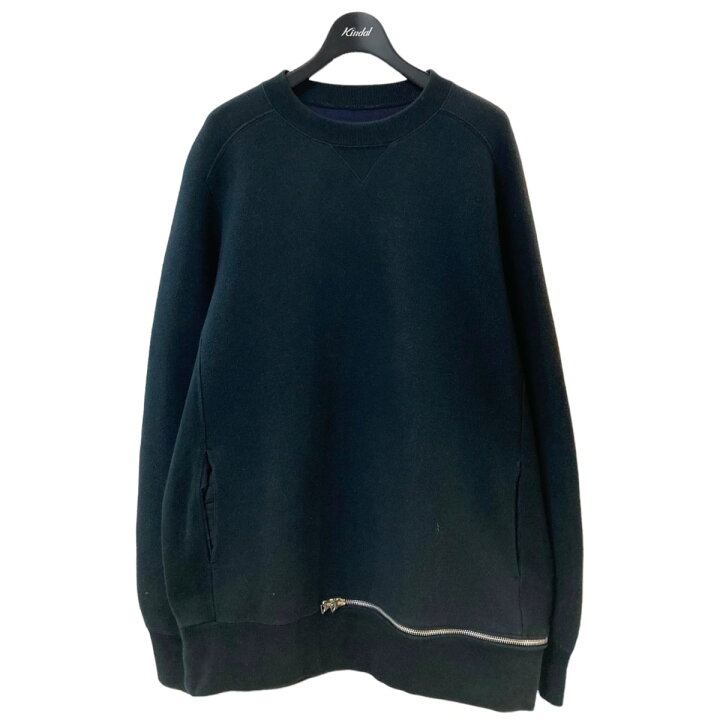 楽天市場】【中古】sacai ｢SPONGE SWEAT SHIRT｣裾ZIPクルーネック 