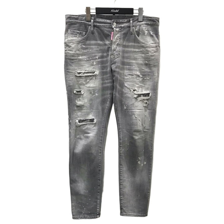 楽天市場】【中古】DSQUARED2ブリーチダメージ加工デニムパンツ Skater 