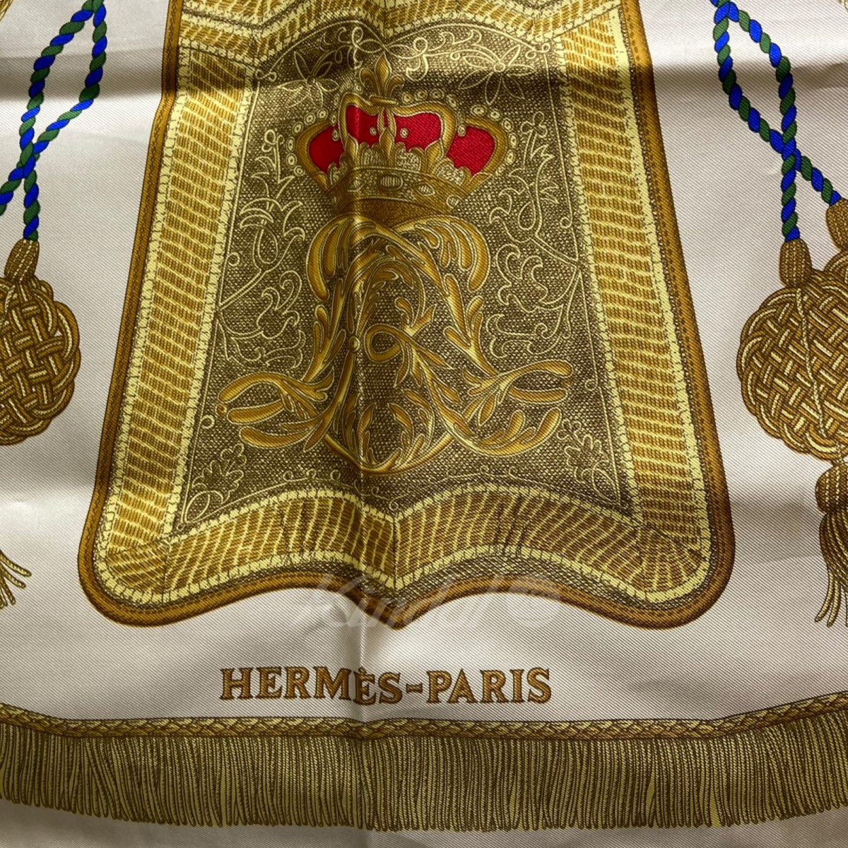 楽天市場】【中古】HERMES｢Poste et Cavalerie(サーベル飾り袋)｣総柄 