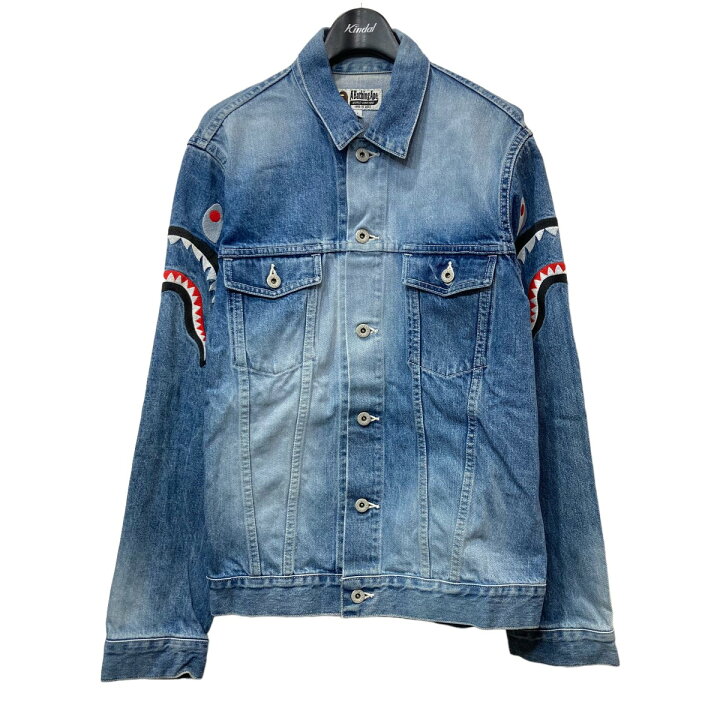 楽天市場】【中古】A BATHING APE 「Shark Denim Jacket」シャーク刺繍 