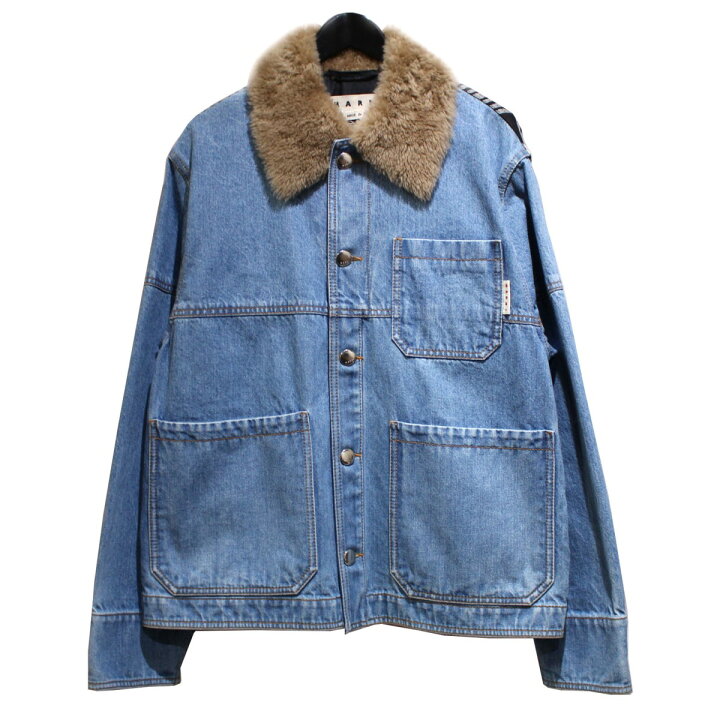 楽天市場】【中古】MARNI 21AW ドッキングデニムジャケット 