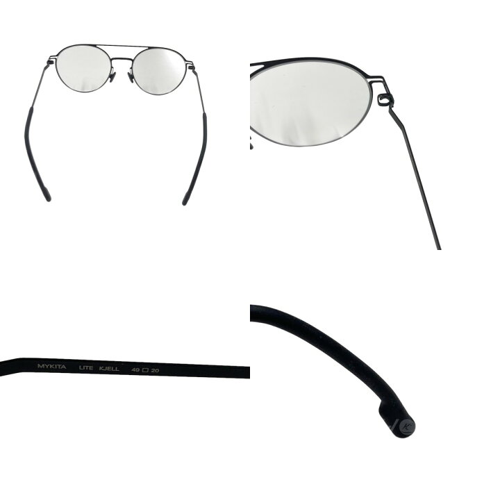 楽天市場】【中古】MYKITA 「LITE KJELL」 ボストン眼鏡 ブラック  