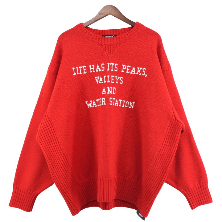 楽天市場】【中古】UNDERCOVER 22AW KNIT PO カレッジロゴ プル 