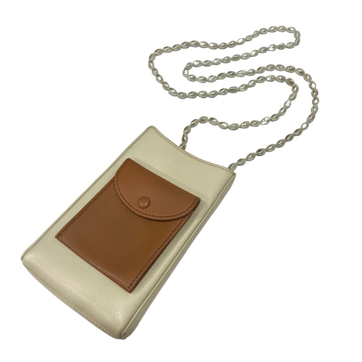 楽天市場】【中古】CAFUNE スマホショルダーバッグ ホワイト 【090123  