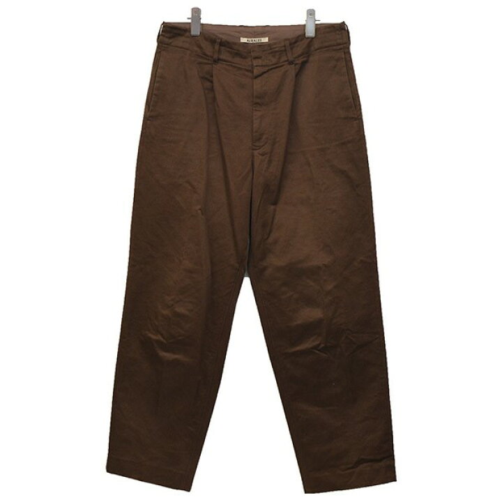 楽天市場】【中古】AURALEE WASHED FINX CHINO TAPERED PANTS 