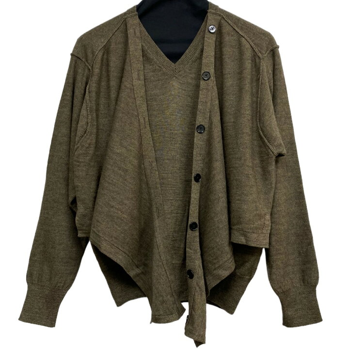 楽天市場】【中古】LEMAIRE DOUBLE LAYER CARDIGANダブルレイヤード 