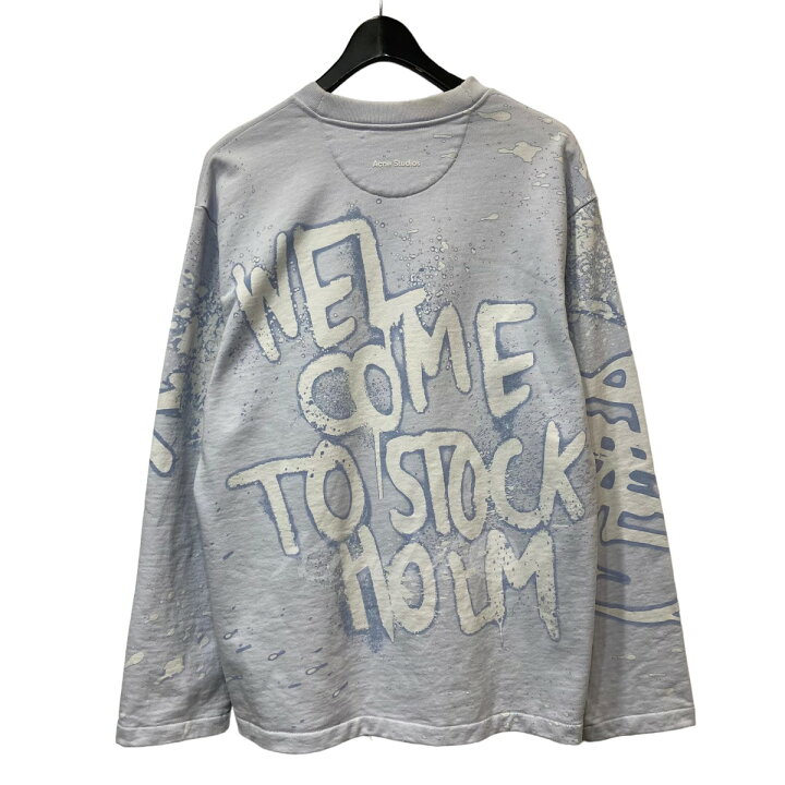 楽天市場】【中古】ACNE STUDIOS総柄スウェット スカイブルー サイズ 