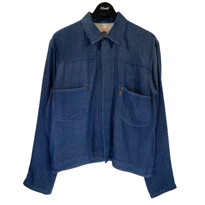 楽天市場】【中古】NICENESS CREAM シルクデニムジャケット インディゴ 
