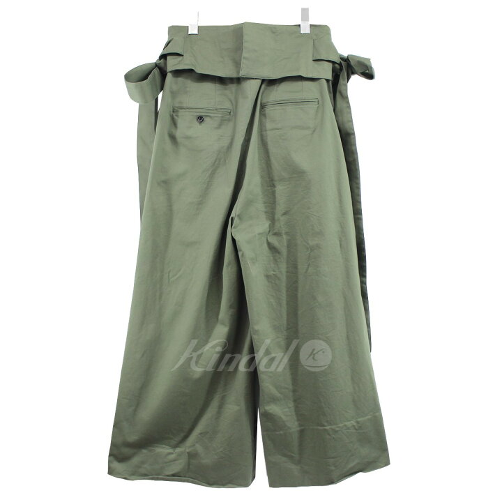 楽天市場】【中古】RequaL22SS High waist cummerband slacks pants 