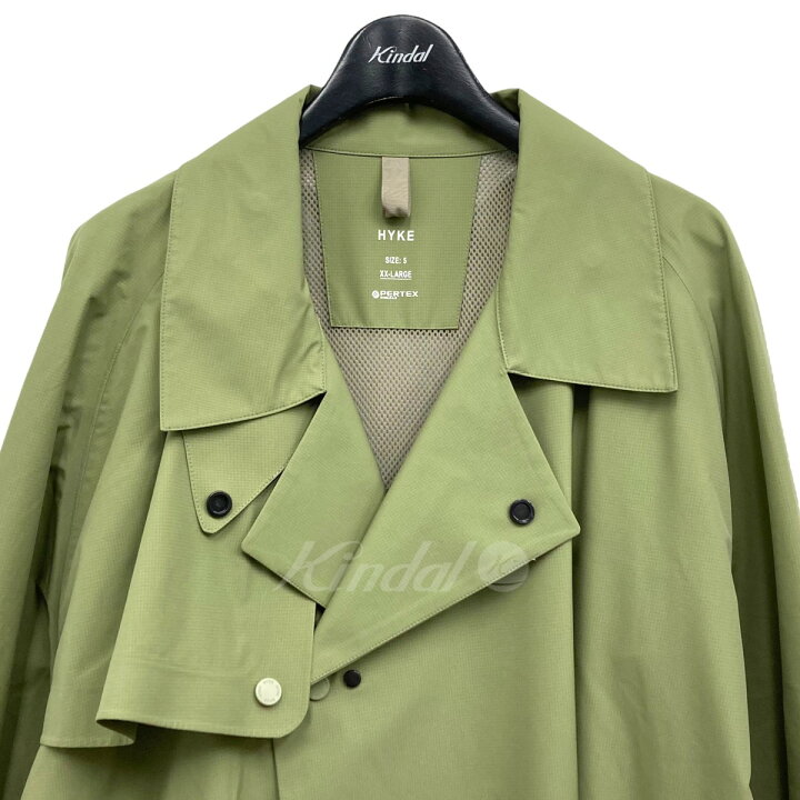 楽天市場】【中古】HYKE 2022SS 「PERTEX trench coat」パーテックス 
