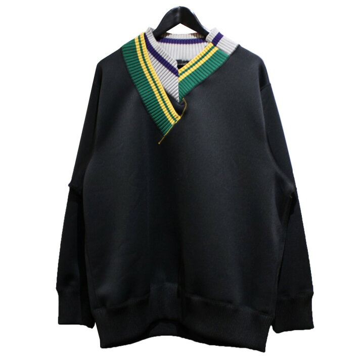 楽天市場】【中古】kolor 21AW Pe ダンボール V NECK SWEAT Vネック  