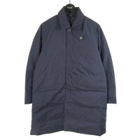 【中古】
DESCENTE PAUSE　
ステンカラーダウンコート DLWQJC35 ネイビー サイズ：M （デサントポーズ）