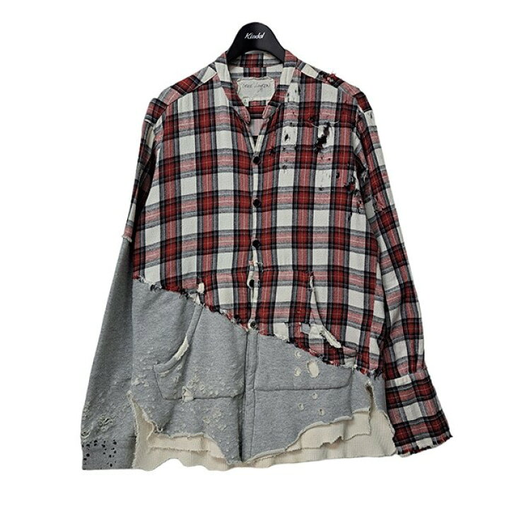 楽天市場】【中古】GREG LAURENサーマルスウェット切替ダメージ加工 