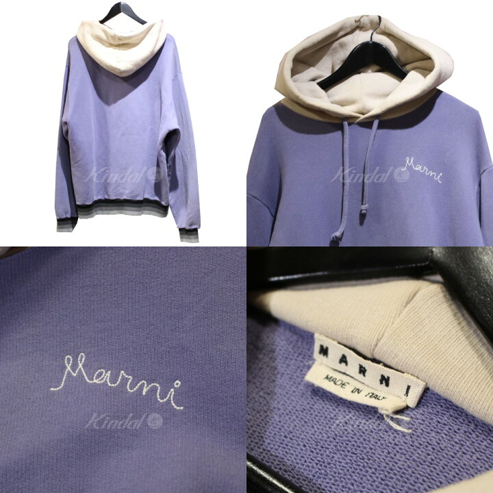 楽天市場】【中古】MARNI21SS ロゴ 刺繍 プルオーバー パーカー 
