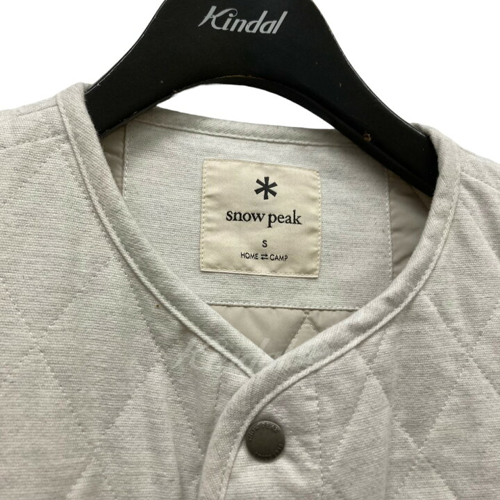 楽天市場】【中古】snow peak 「Quilted Flannel Vest」キルテッド 