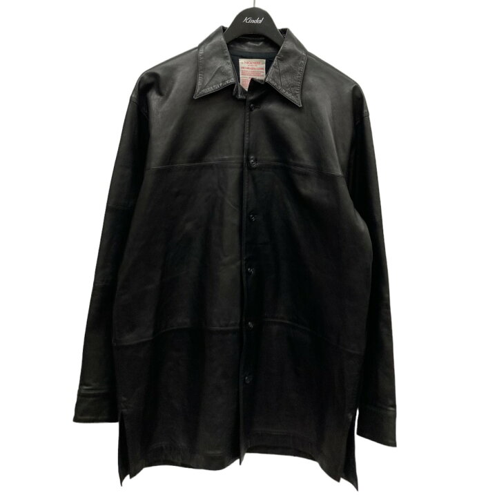 楽天市場】【中古】NICENESS 21AW「CHARLIE」ラムグローブレザーシャツ 
