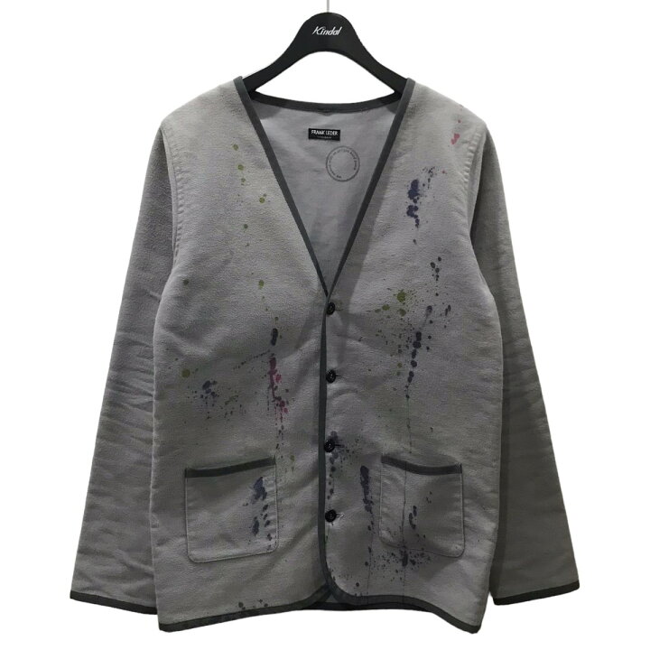 楽天市場】【中古】FRANK LEDERペイント加工ノーカラージャケット  
