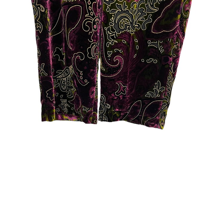 楽天市場】【中古】MAGLIANO ベロアペイズリートラウザーズパンツ 
