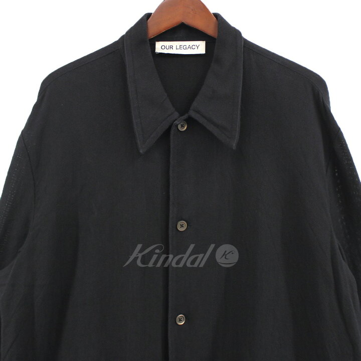 楽天市場】【中古】OUR LEGACY22SS HAVEN JACKET BLACK PANAMA COTTON  