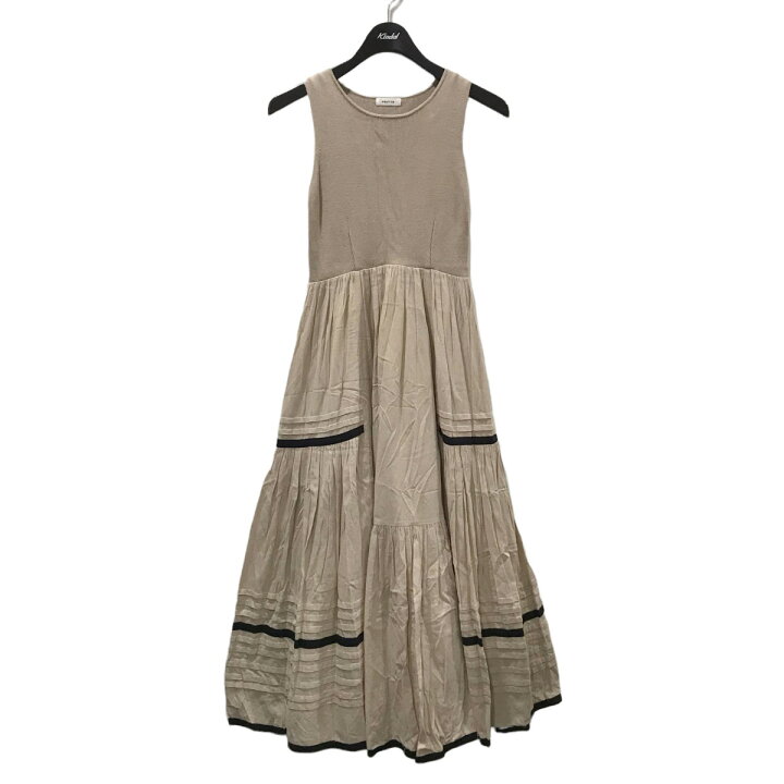 楽天市場】【中古】FRAY I．Dコットンギャザーニットコンビワンピース  